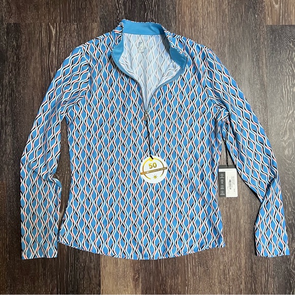 Tail white label women’s size small rash guard spf 50 NWT - Picture 1 of 4